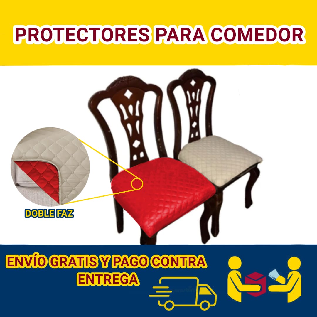 PROTECTOR PARA SILLAS DE COMEDOR 50cmX50cm ⭐️⭐️⭐️⭐️⭐️5/5