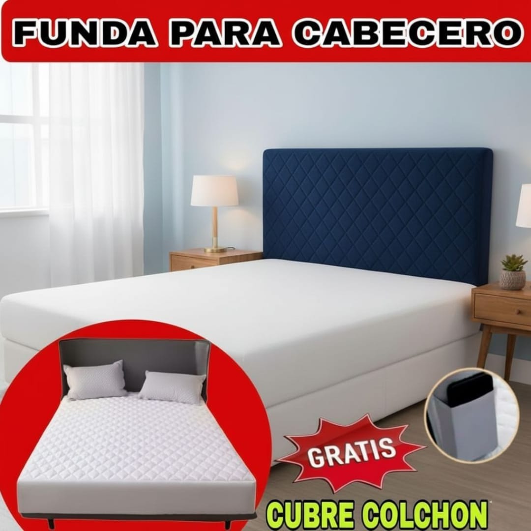 OFERTA EN FUNDA PARA CABECERO DE CAMA GRATIS CUBRE COLCHON ⭐⭐⭐⭐⭐5/5