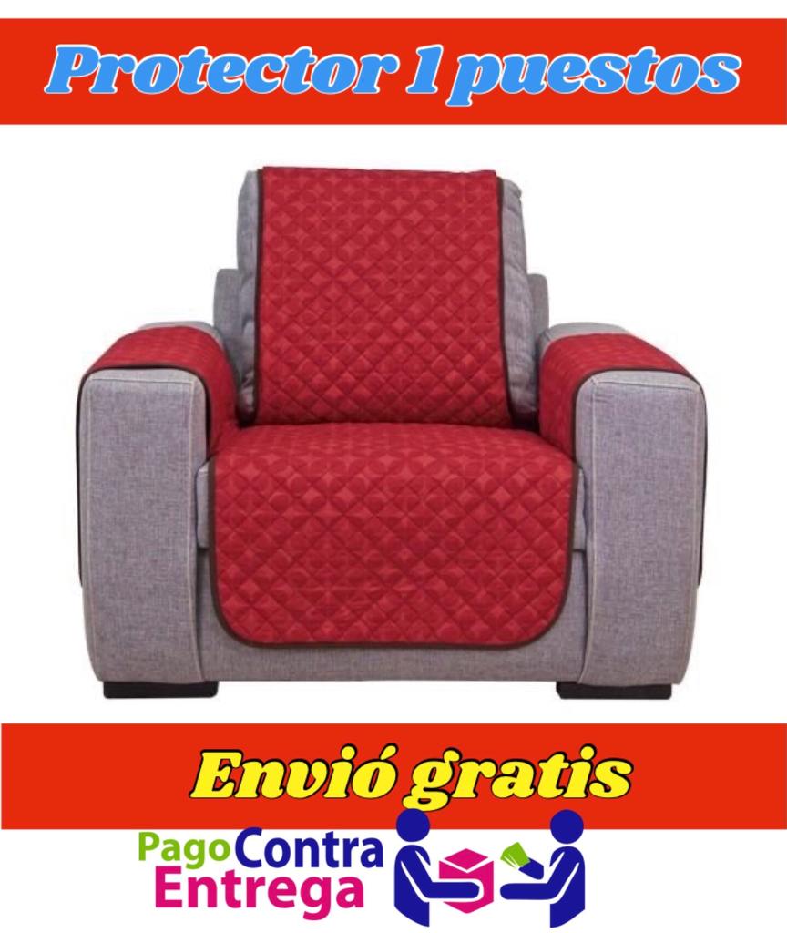PROTECTOR PARA SOFA DOBLE FAZ REVERSIBLE 1 PUESTO 55x180CM ⭐️⭐️⭐️⭐️⭐️5/5