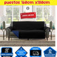 PROTECTOR PARA SOFA DOBLE FAZ REVERSIBLE 3 PUESTOS 160x180CM⭐️⭐️⭐️⭐️⭐️5/5