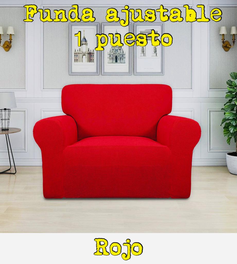 Forro Funda Sofa 3 Puestos Con Cojines Ajustable