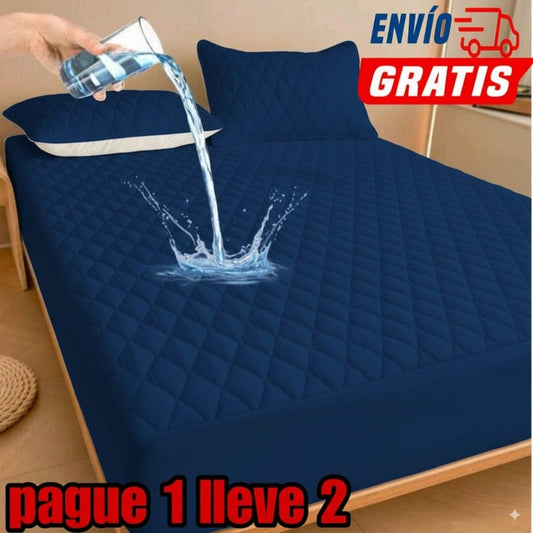 PROMO 2X1 EN CUBRE COLCHÓN + 4 fundas para almohada ⭐⭐⭐⭐⭐5/5