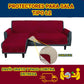 PROTECTOR PARA SOFA DOBLE FAZ REVERSIBLE TIPO L 2 SOFAS ⭐️⭐️⭐️⭐️⭐️5/5