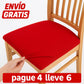 FUNDA AJUSTABLE PARA SILLAS DE COMEDOR SIN ESPALDAR⭐️⭐️⭐️⭐️⭐️5/5