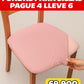 FUNDA AJUSTABLE PARA SILLAS DE COMEDOR SIN ESPALDAR⭐️⭐️⭐️⭐️⭐️5/5