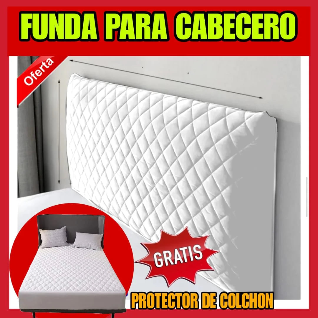 OFERTA EN FUNDA PARA CABECERO DE CAMA GRATIS CUBRE COLCHON ⭐⭐⭐⭐⭐5/5