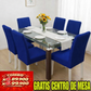 FUNDA AJUSTABLE PARA SILLAS  GRATIS CENTRO DE MESA  ⭐️⭐️⭐️⭐️⭐️5/5