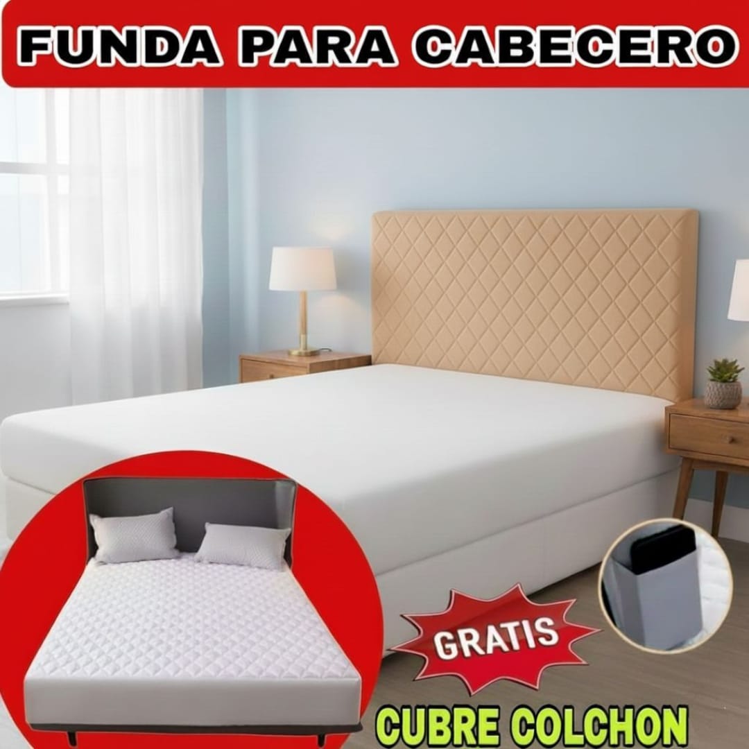 OFERTA EN FUNDA PARA CABECERO DE CAMA GRATIS CUBRE COLCHON ⭐⭐⭐⭐⭐5/5