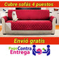 PROTECTOR PARA SOFA DOBLE FAZ REVERSIBLE 4 PUESTOS 180x180CM ⭐️⭐️⭐️⭐️⭐️5/5